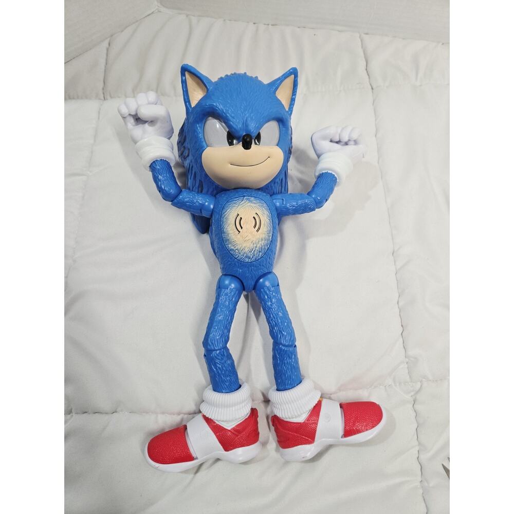 Sonic the Hedgehog 3 Ultimate Talking Sonic Figure Lights Large Figure Posable